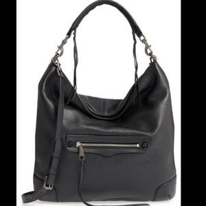 Rebecca Minkoff Slim Regan Hobo Bag: Black